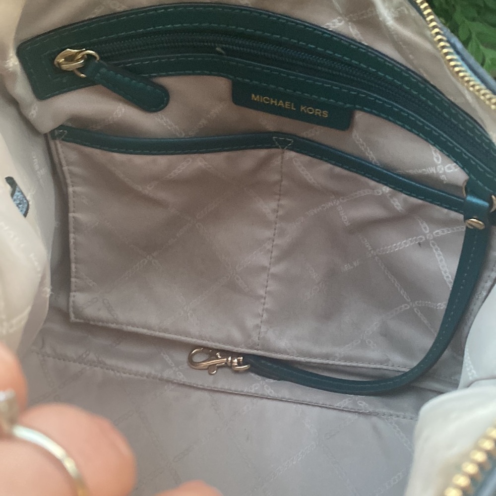 💚💚Michael Kors gorgeous Sienna 🍏🍏💚convertible shoulder bag - Picture 12 of 17